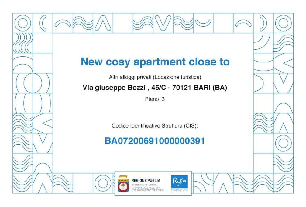 New Cosy Apartment Near To Petruzzelli Theatre Bari Extérieur photo